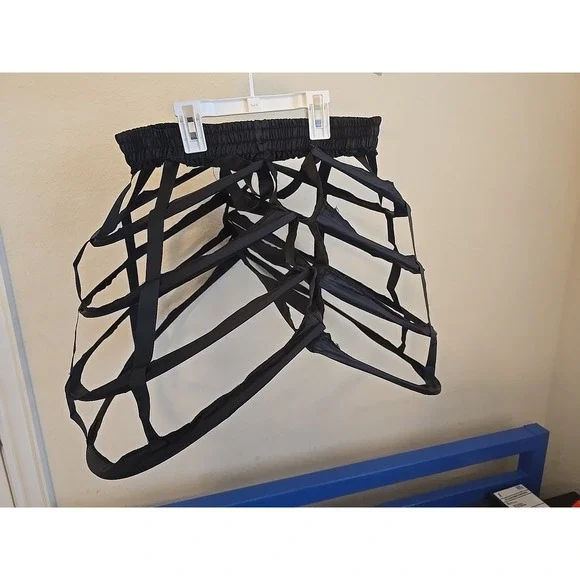 4 Hoops Skirt Petticoat Practical Half Slip Portable Bustle Cage Hoop Skirt Cage - Picture 2 of 7